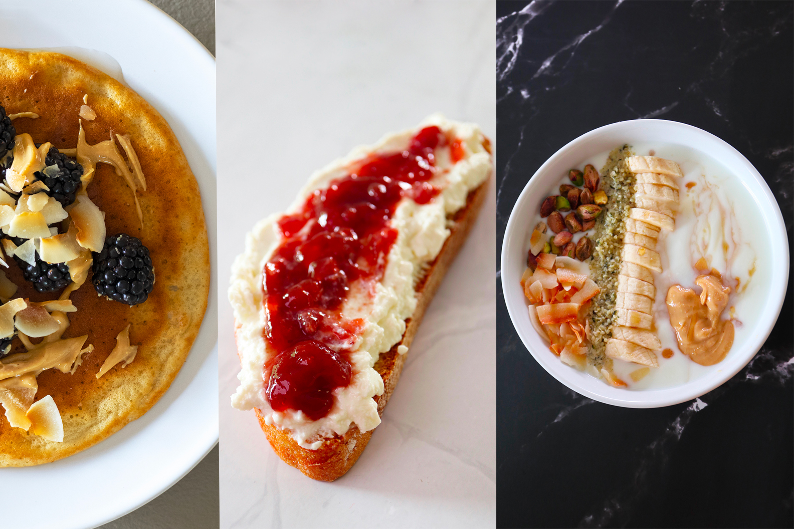 Tre colazioni facili e veloci